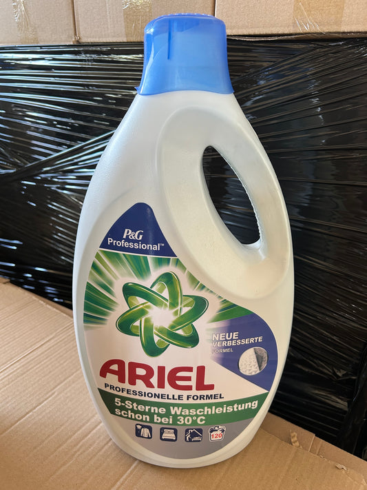 (NUR ABHOLUNG) 1x Universal Ariel Waschmittel | 5,6L pro Flasche | 120 Waschgänge | (bestimmte Stückzahl wählen)