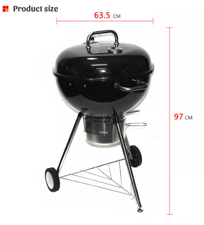 Kugelgrill mit Trolley und Smoker-Funktion